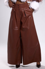 BETTER OFF WITHOUT YOU FAUX LEATHER TROUSER