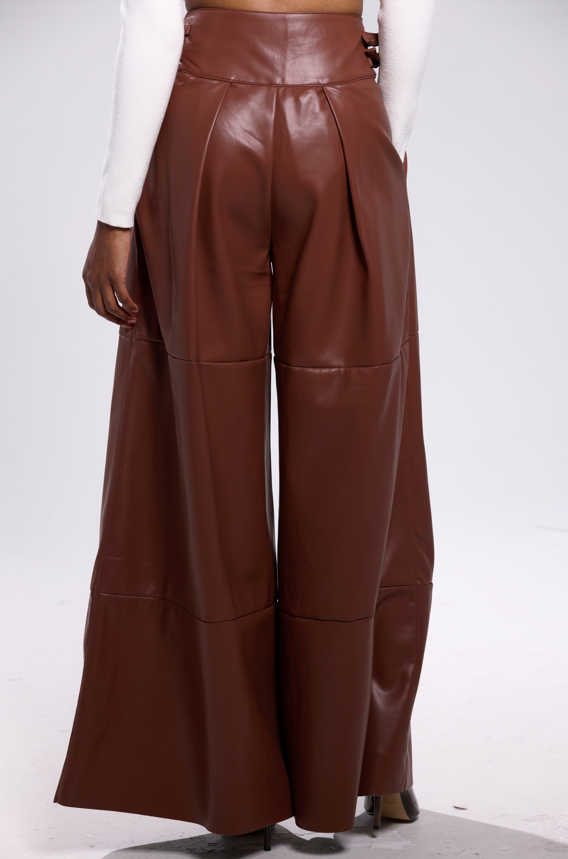 BETTER OFF WITHOUT YOU FAUX LEATHER TROUSER