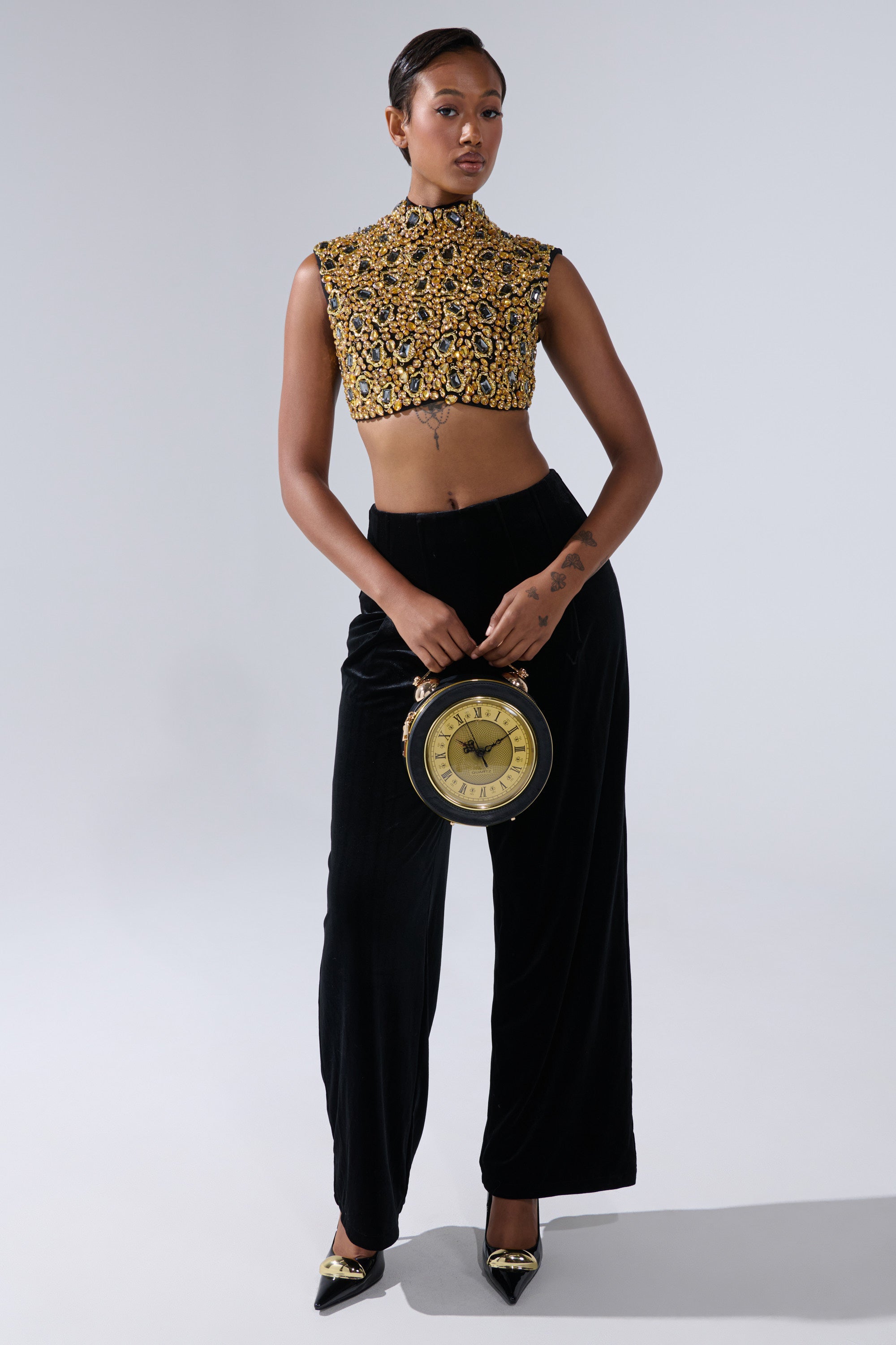 SHOW ME IT VELVET TROUSER