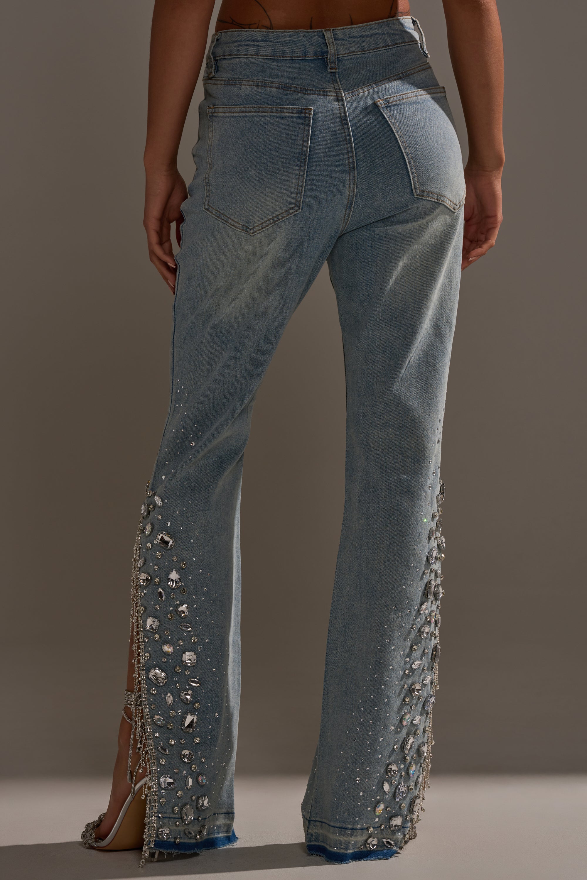 STAR GIRL RHINESTONE DENIM