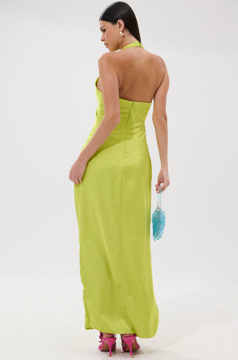 IN YOUR DREAMS SATIN MIDI DRESS