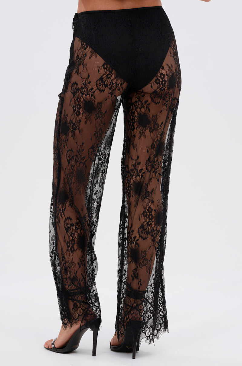 DRESSED TO IMPRESS LACE FLARE LEGGING