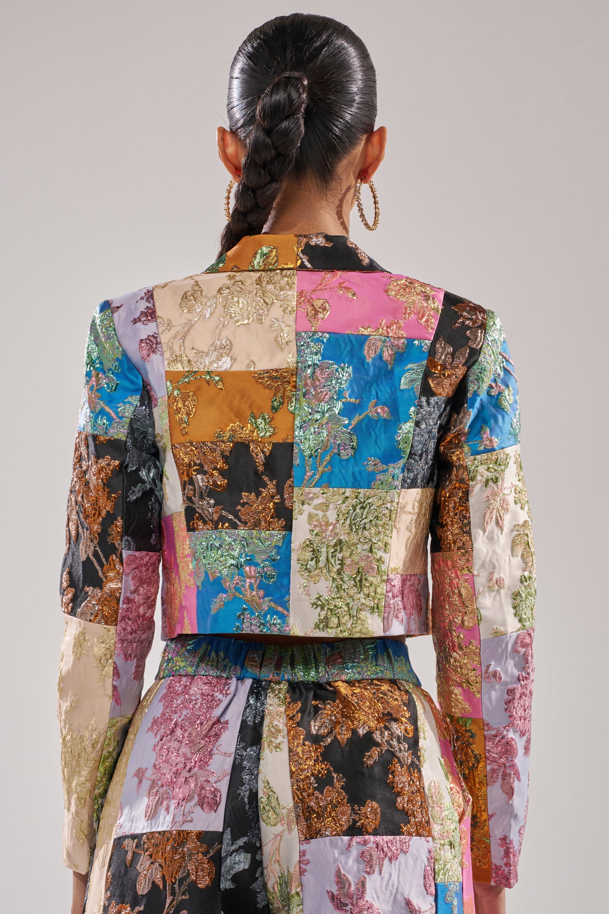 LOLITA PATCHWORK BROCADE BLAZER