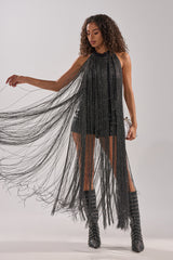 HOLIDAY FLAIR FRINGE BODYSUIT