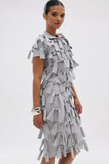 TIED DOWN KNOT MIDI DRESS