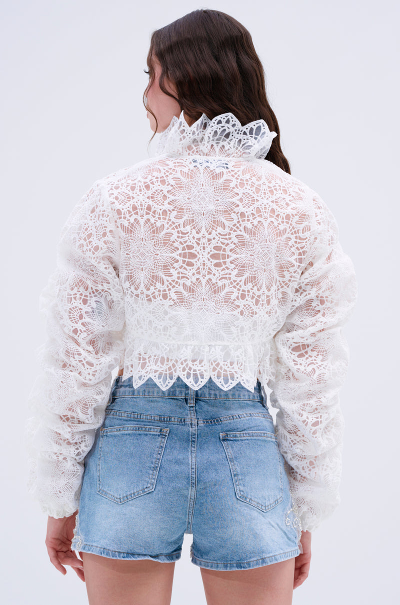 SWEET THING LACE SHRUG