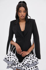 TAKE A PEEK DOUBLE LAYER BLAZER