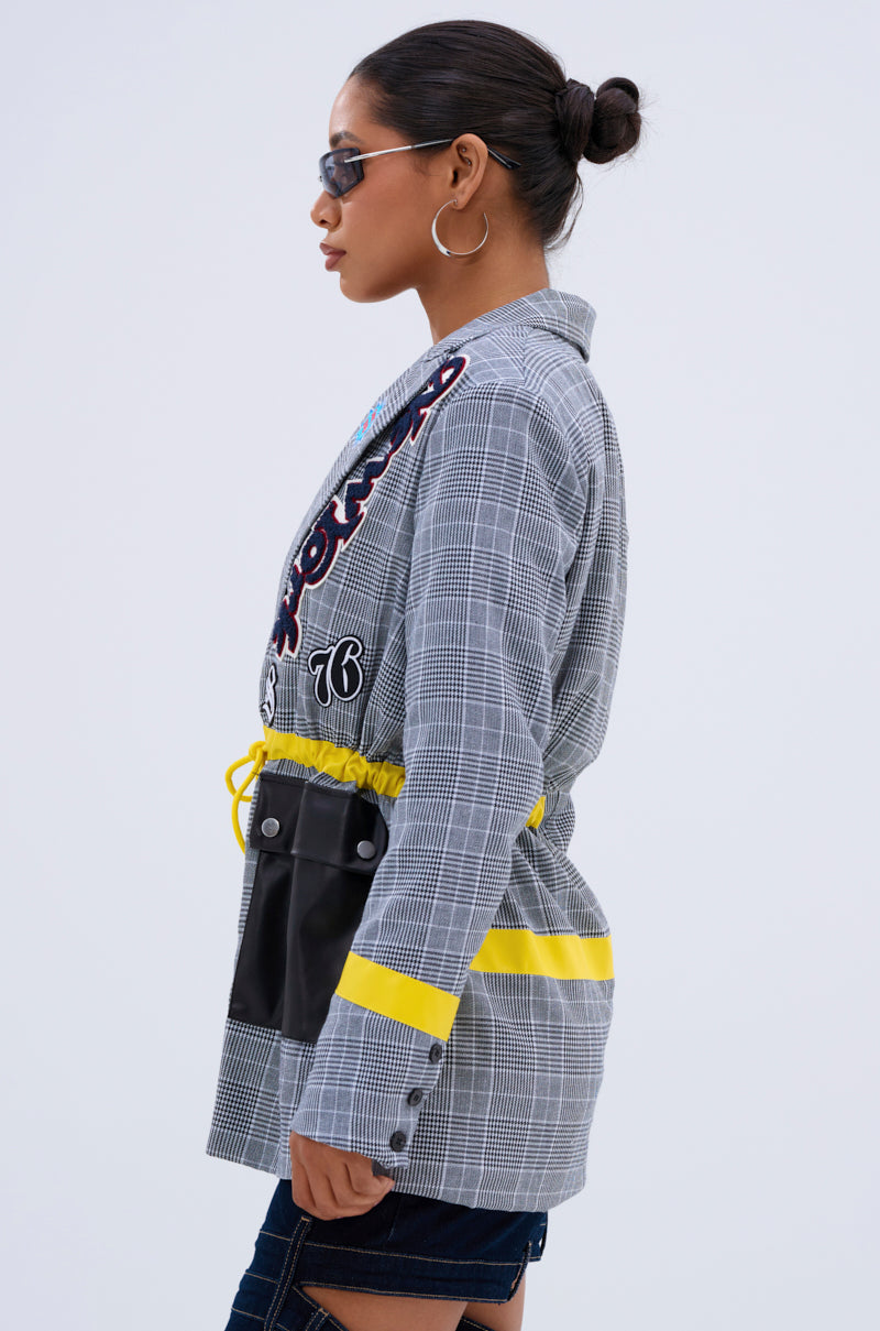 BE ABOUT IT PATCH BLAZER