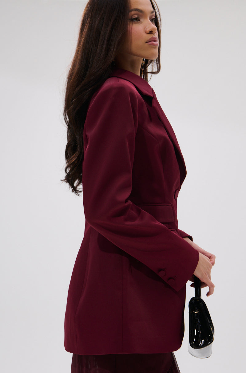 THE BLUEPRINT ASYMMETRICAL BLAZER