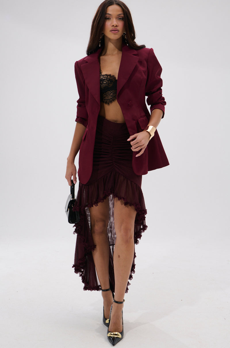 THE BLUEPRINT ASYMMETRICAL BLAZER