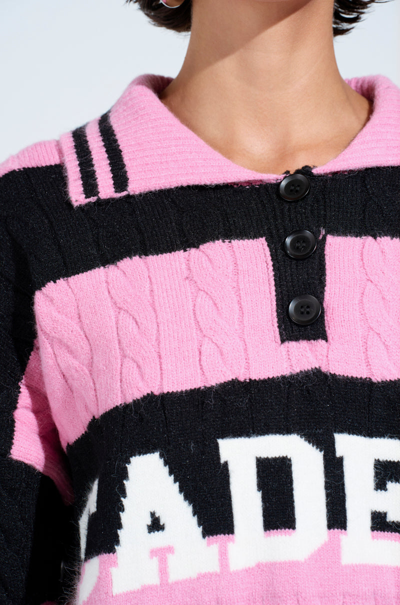 ACADEMIC STRIPE SWEATER