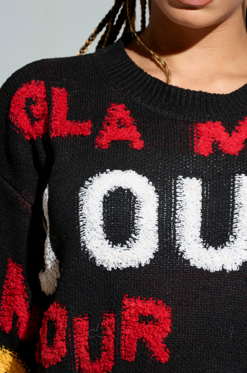 GLAMOUR OVERSIZED SWEATER