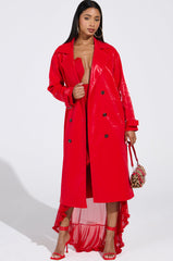 SPICY SWEET LIQUID VELVET TRENCH