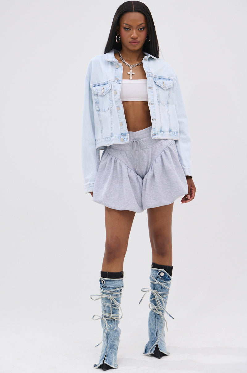 PARTY IN THE BACK DENIM JACKET