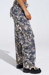 ON TOP OF IT WASHED CAMO JOGGER