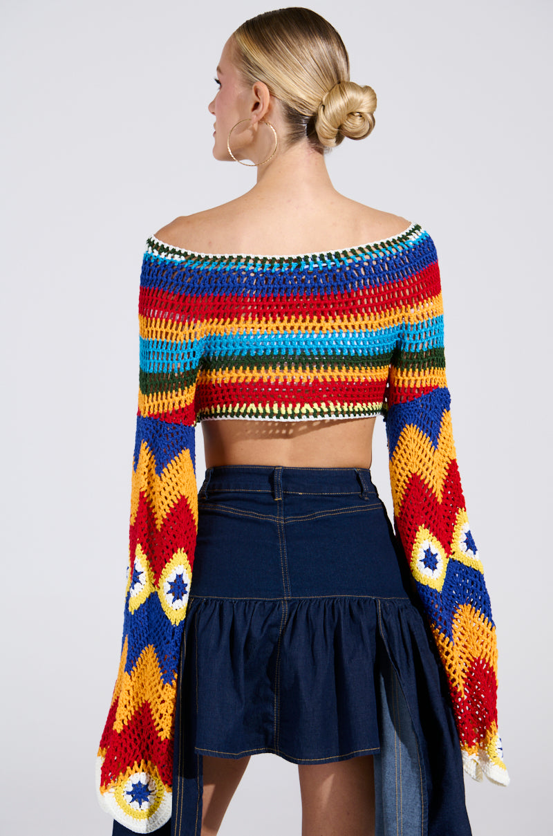 WARM DAYS CROCHET TOP