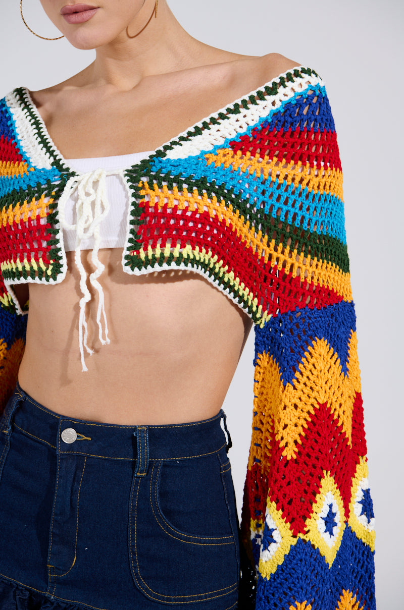 WARM DAYS CROCHET TOP