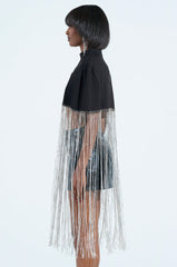 NEW LEVEL SHINE CROPPED BLOUSE