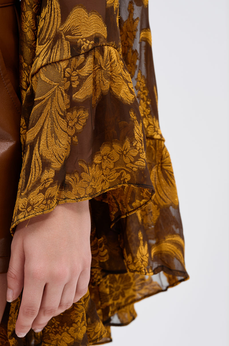 ADORE YOU TIE FRONT BLOUSE