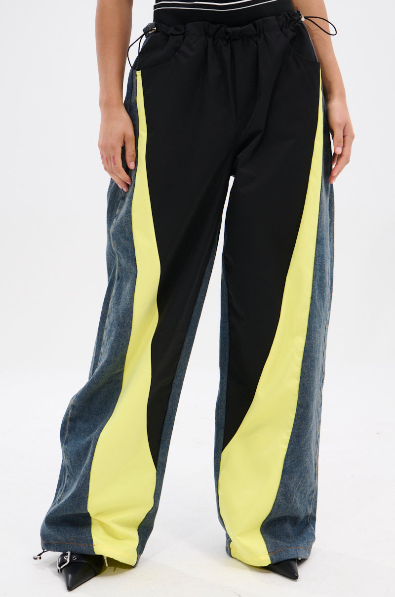 HARDEST TO LOVE COLORBLOCK DENIM PANT