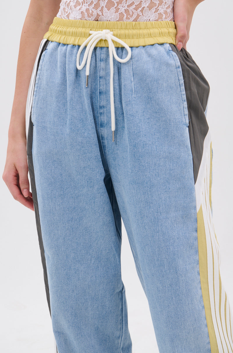 ALONE AGAIN DENIM TRACK PANT