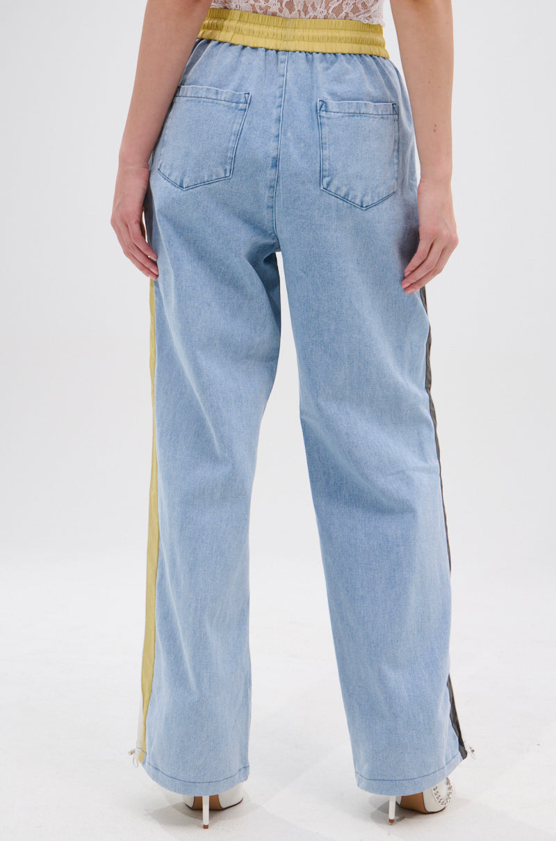 ALONE AGAIN DENIM TRACK PANT