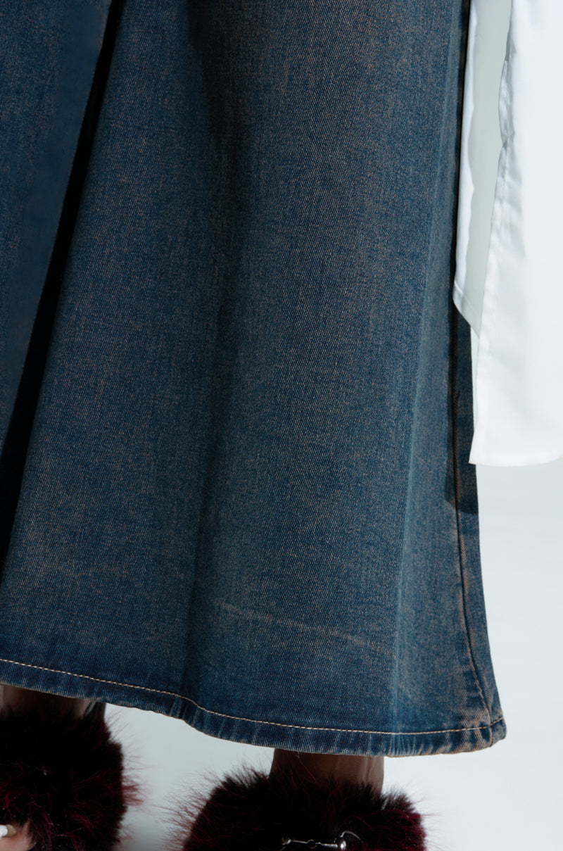 LOTS OF LOVE FOR YOU LOW RISE DENIM PANT