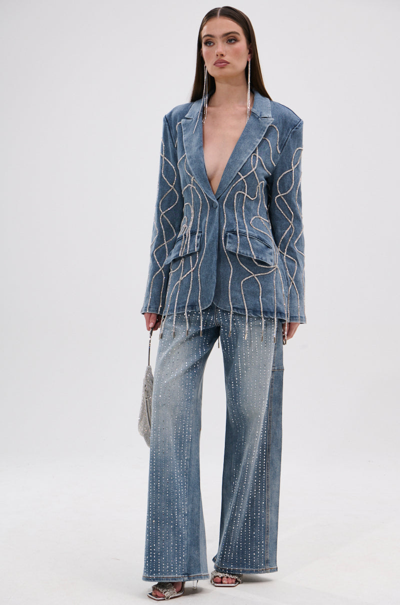 SPARKLE SHINE DENIM PANT