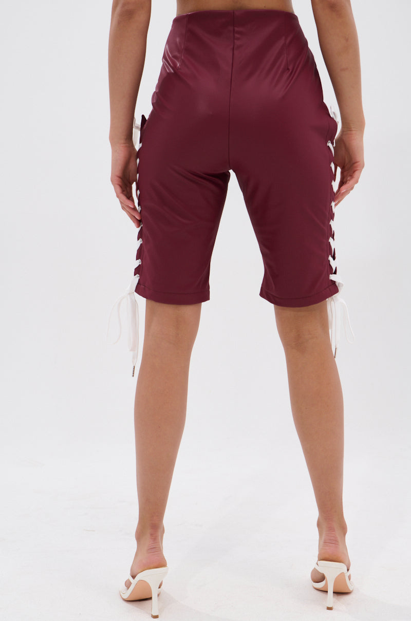 TIME OUT PU BERMUDA SHORT