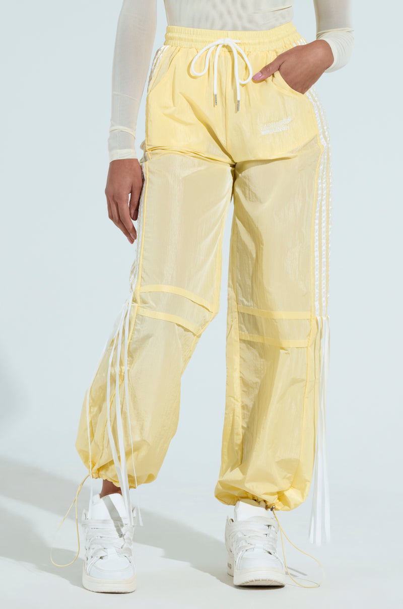 BABY ITS YOU BABY YELLOW TRACK PANT