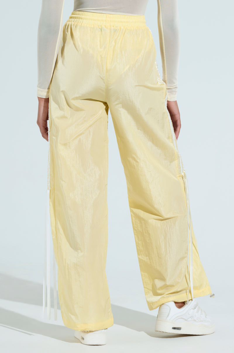 BABY ITS YOU BABY YELLOW TRACK PANT