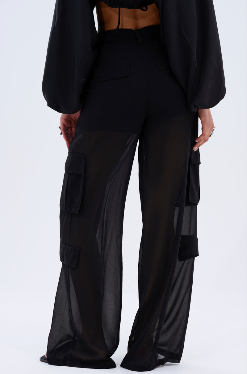 FAME IS REAL SHEER TROUSER