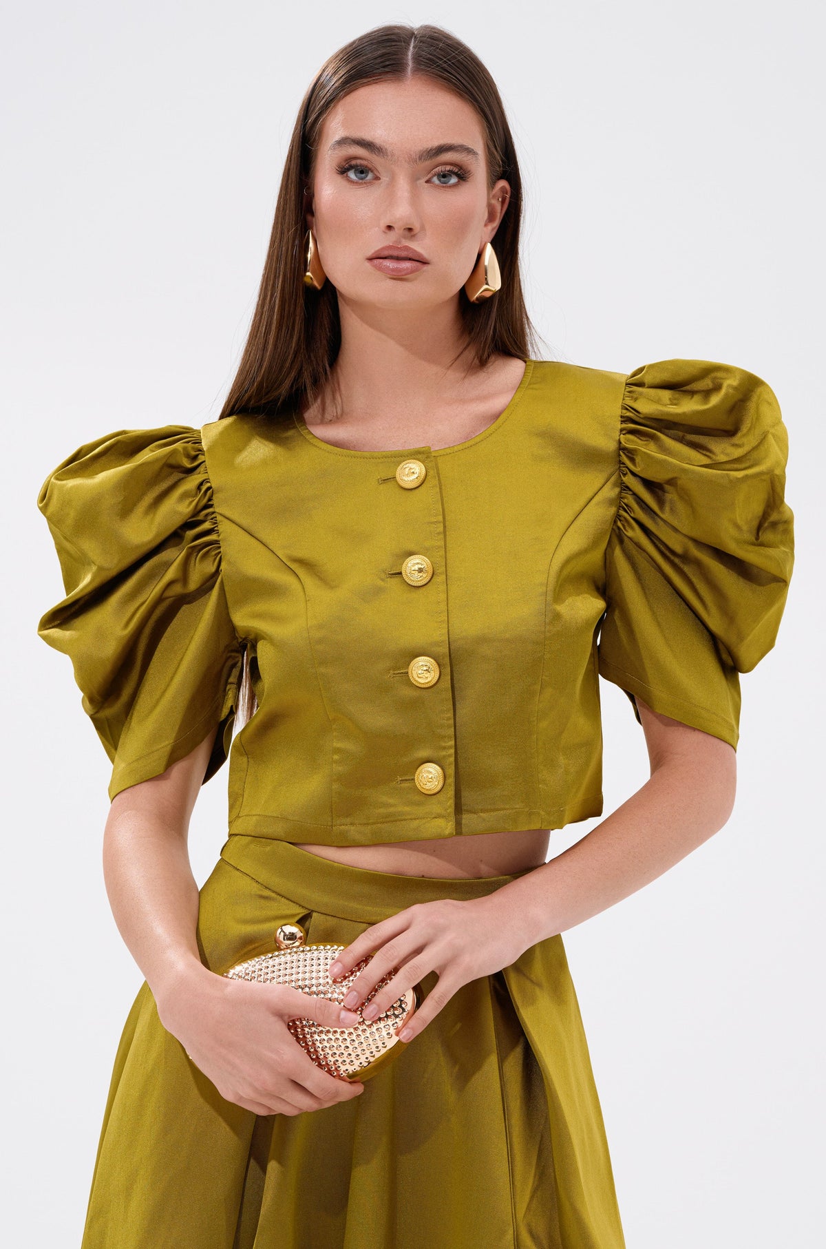 CHIC LADY BUTTON DOWN BLOUSE