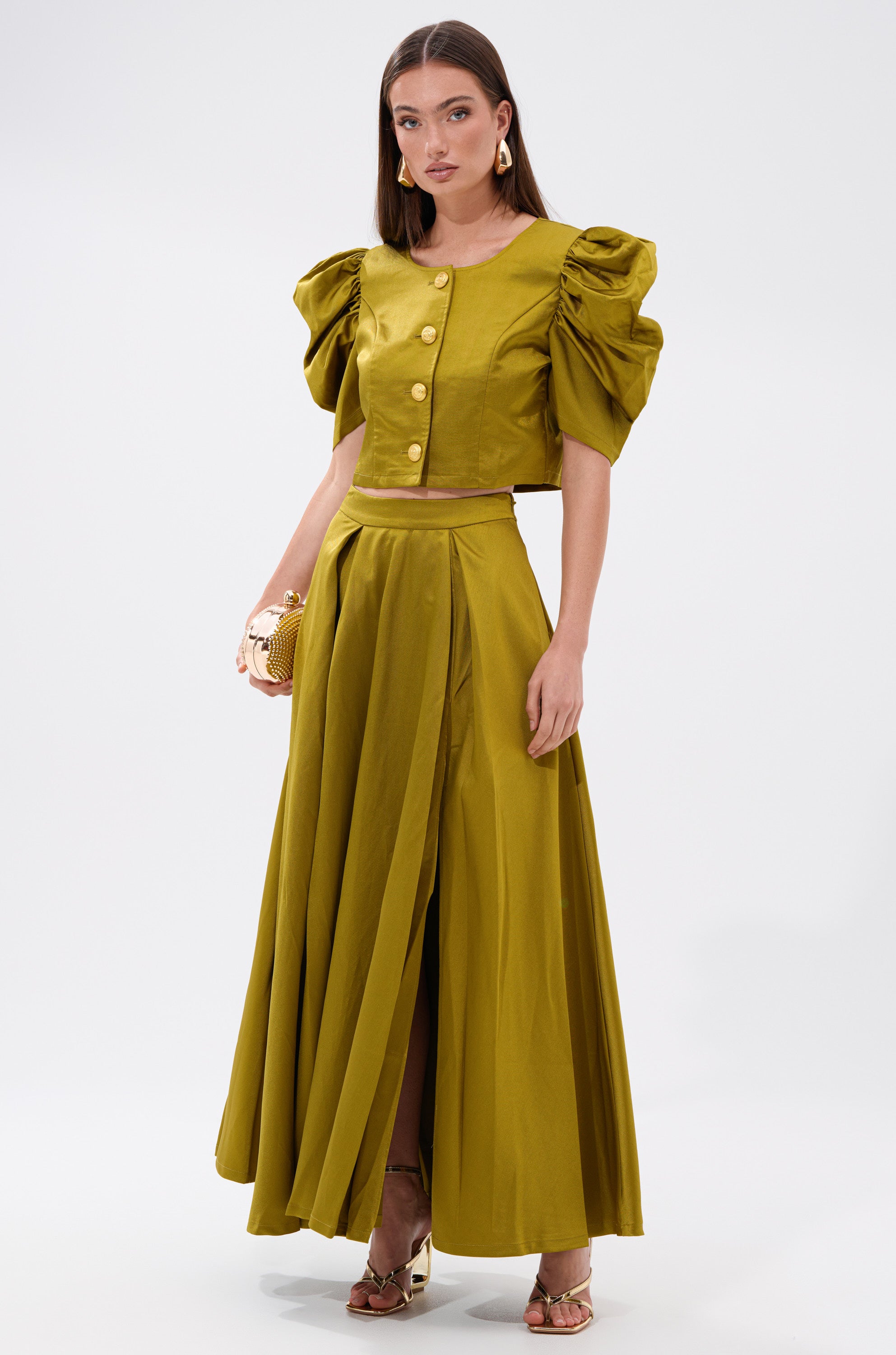 CHIC LADY BUTTON DOWN BLOUSE