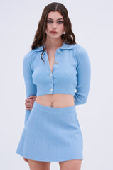 ICY BLUE SPARKLE CARDIGAN