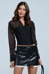 THE PERFECT FIT CORSETTED BLOUSE