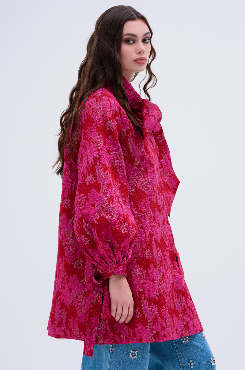 AMALIA TIE NECK TRENCH