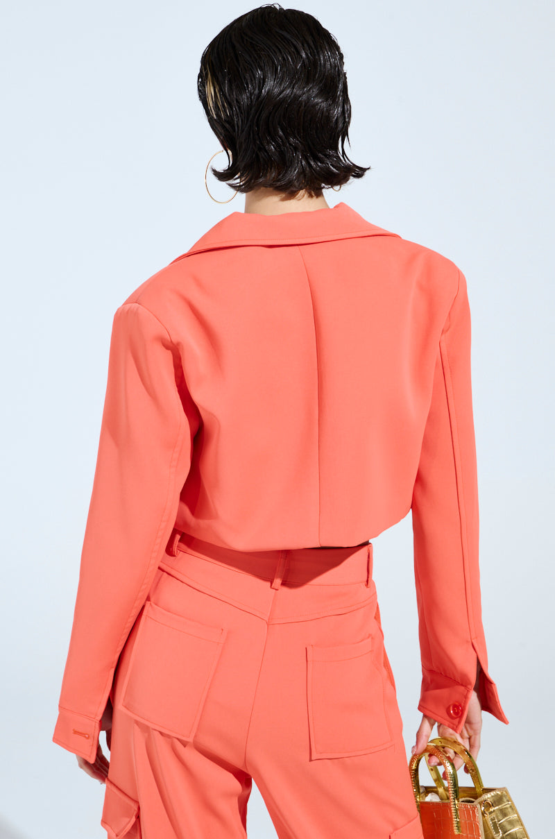 TAKE IT EASY CARGO BOMBER IN ORANGE