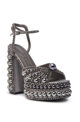 AZALEA WANG ASTRELLA HEMATITE EMBELLISHED SANDAL