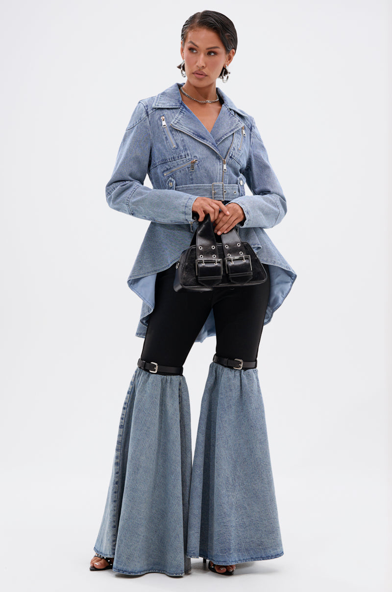 ASTRO HIGH LOW DENIM JACKET