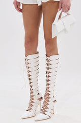 AZALEA WANG BASTIAN WHITE BOOT