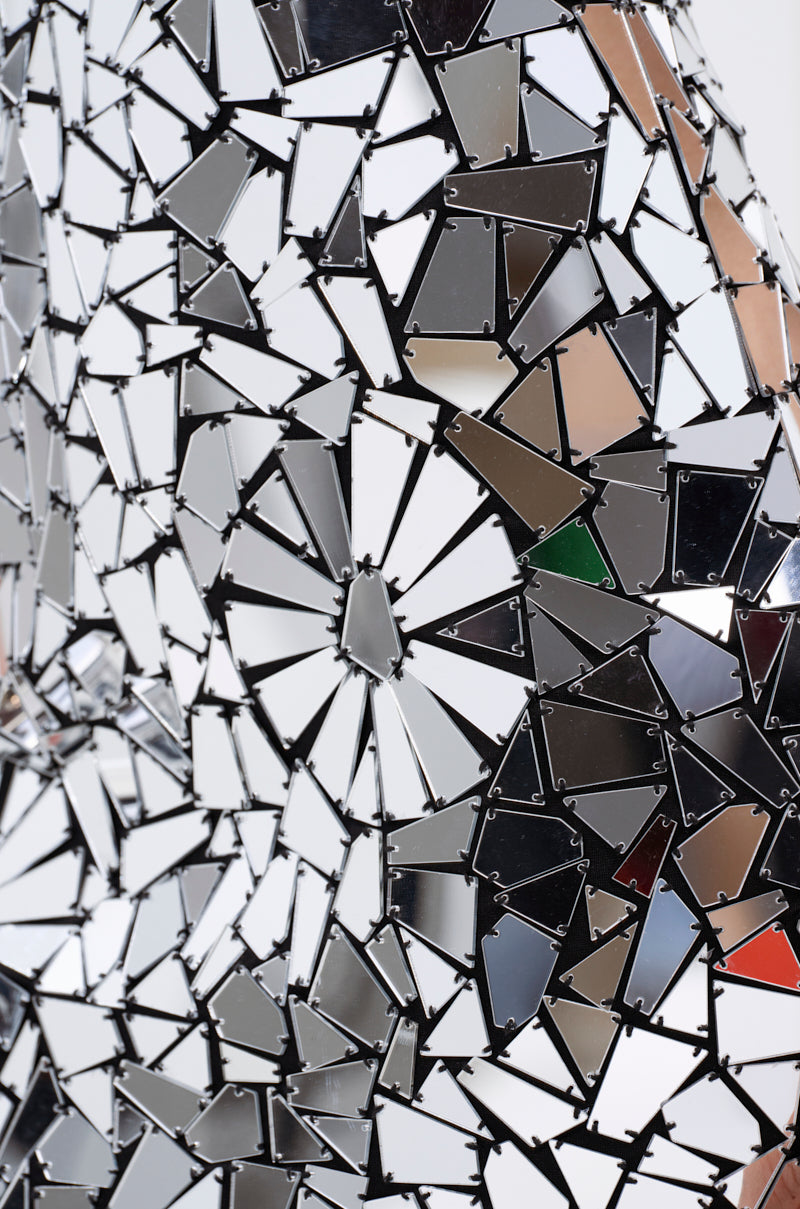 ALL EYES ON ME MIRRORED MINI DRESS