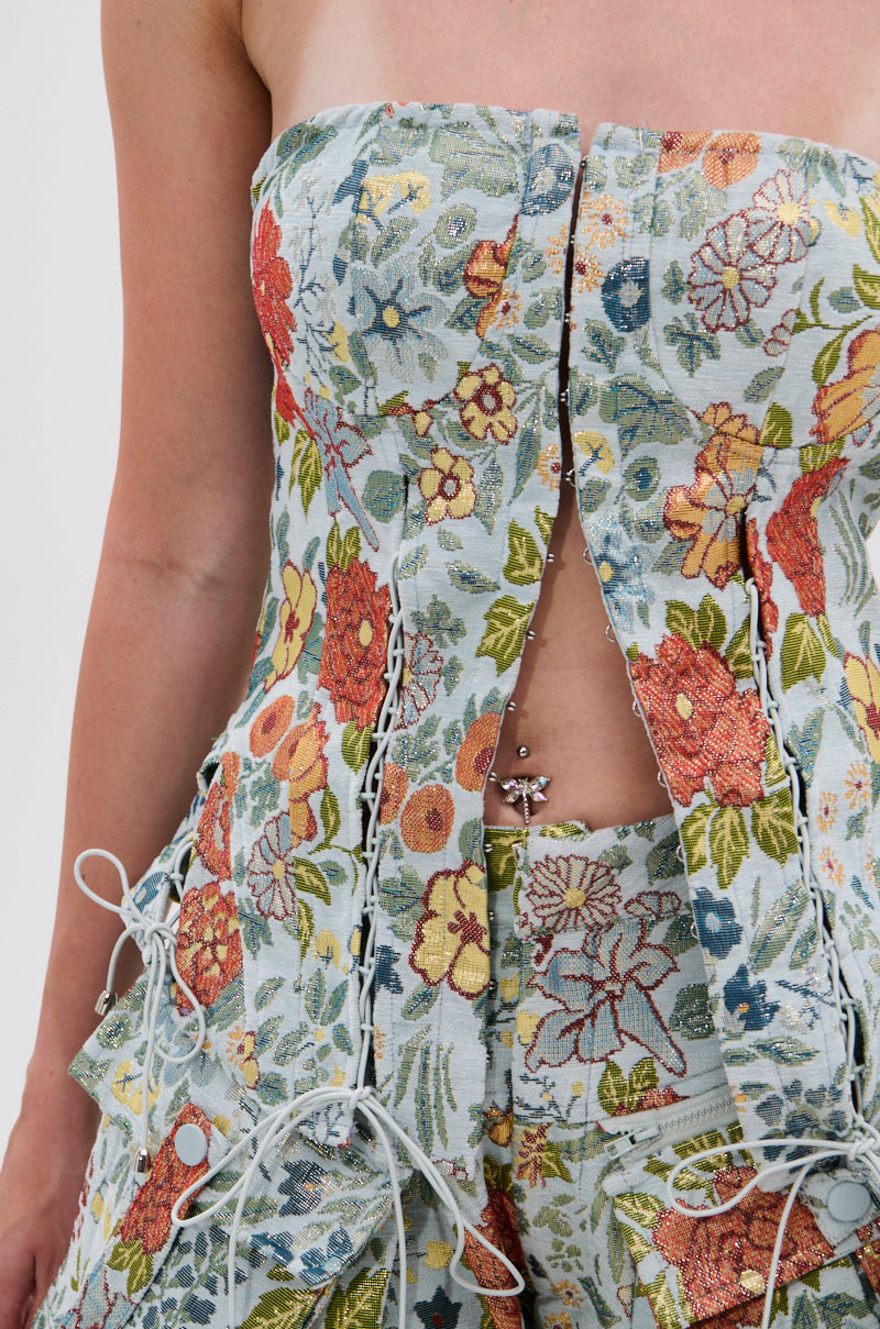 MARTHA FLORAL CORSET