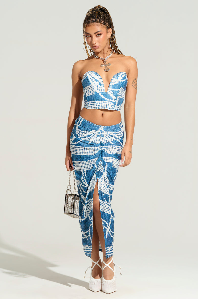 THINK AGAIN CORSET TOP