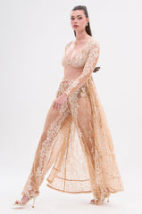 RESORT VIBES LONG LACE CARDIGAN