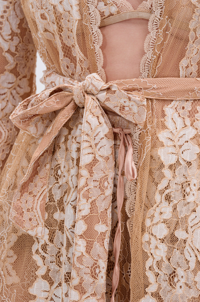 RESORT VIBES LONG LACE CARDIGAN