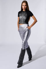 ALWAYS WINNIN HIGH WAIST FAUX LEATHER PANT