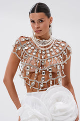 RUBY QUEEN RHINESTONE BLOUSE