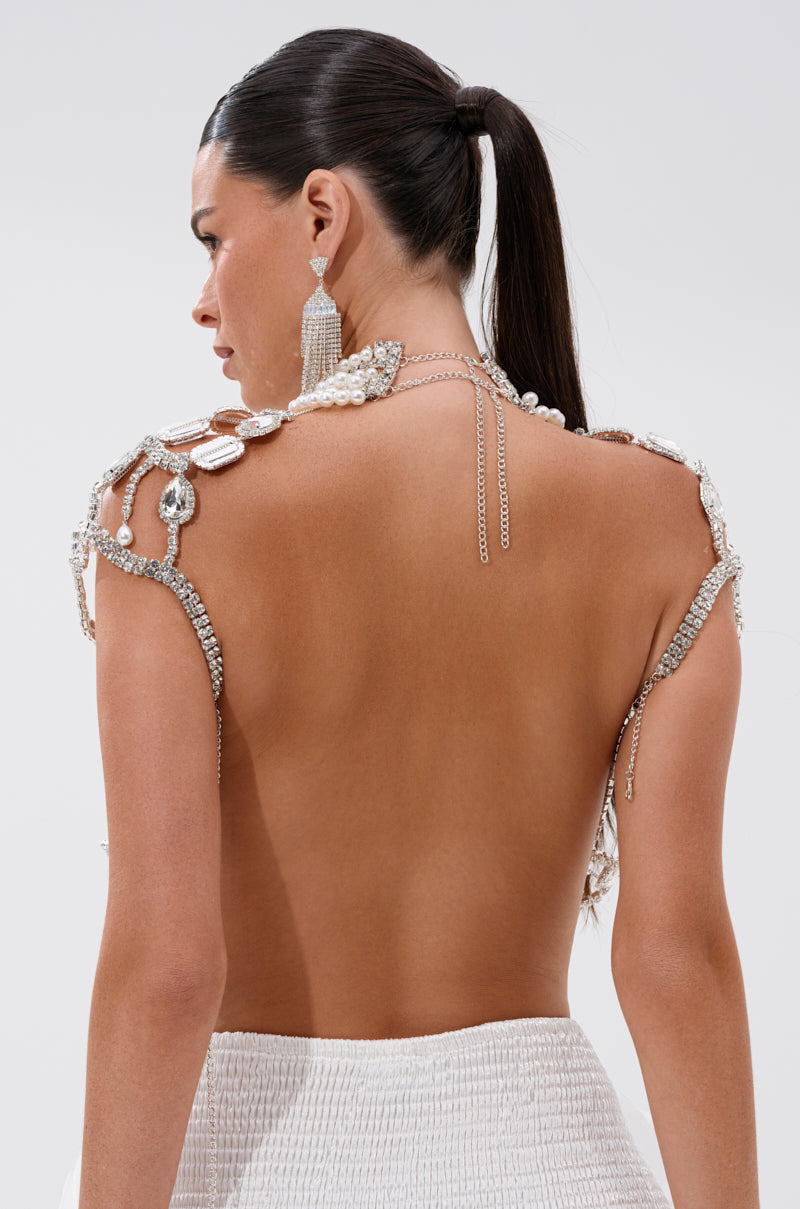 RUBY QUEEN RHINESTONE BLOUSE