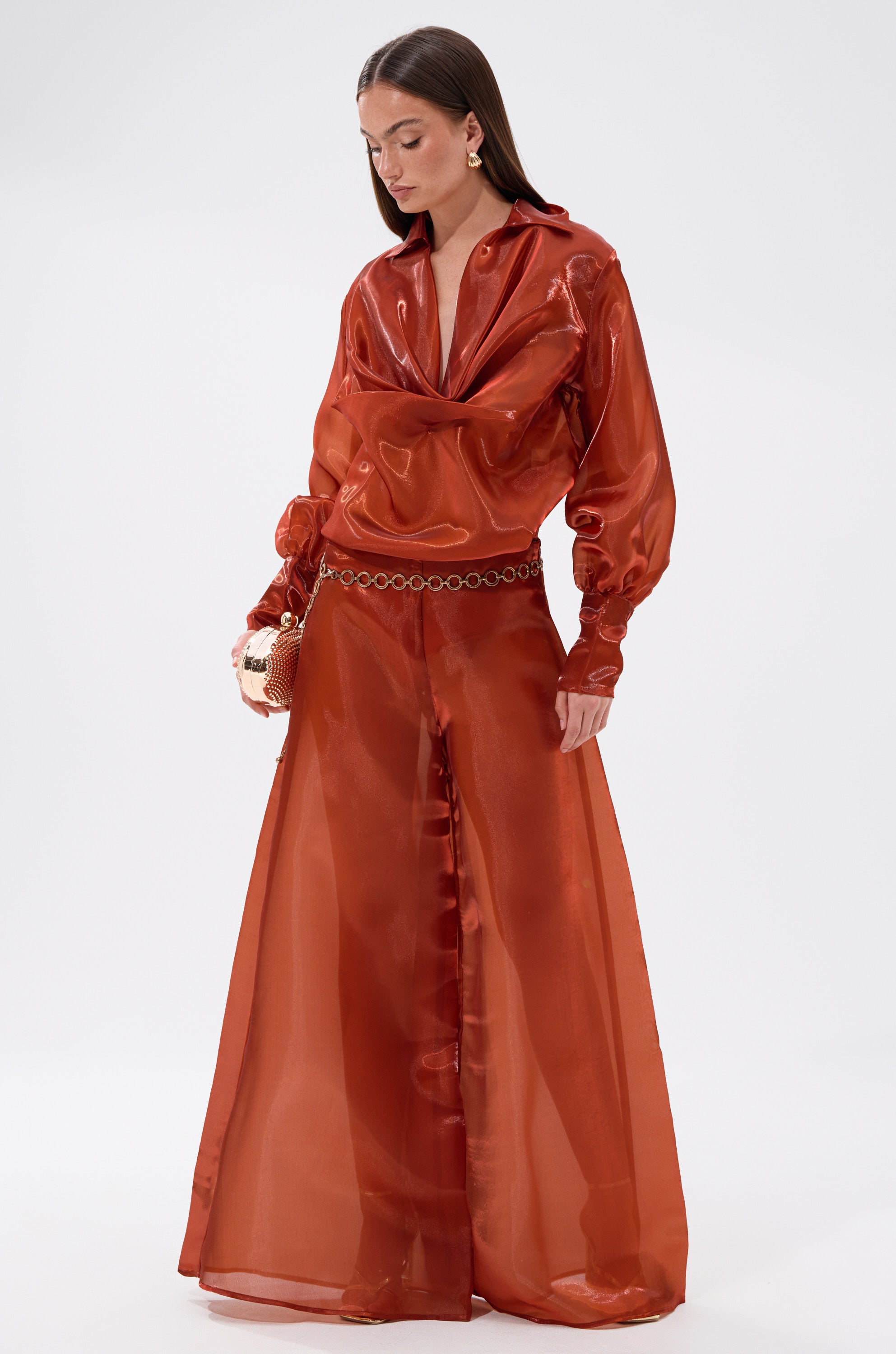 FEELING FREE CHIFFON BLOUSE